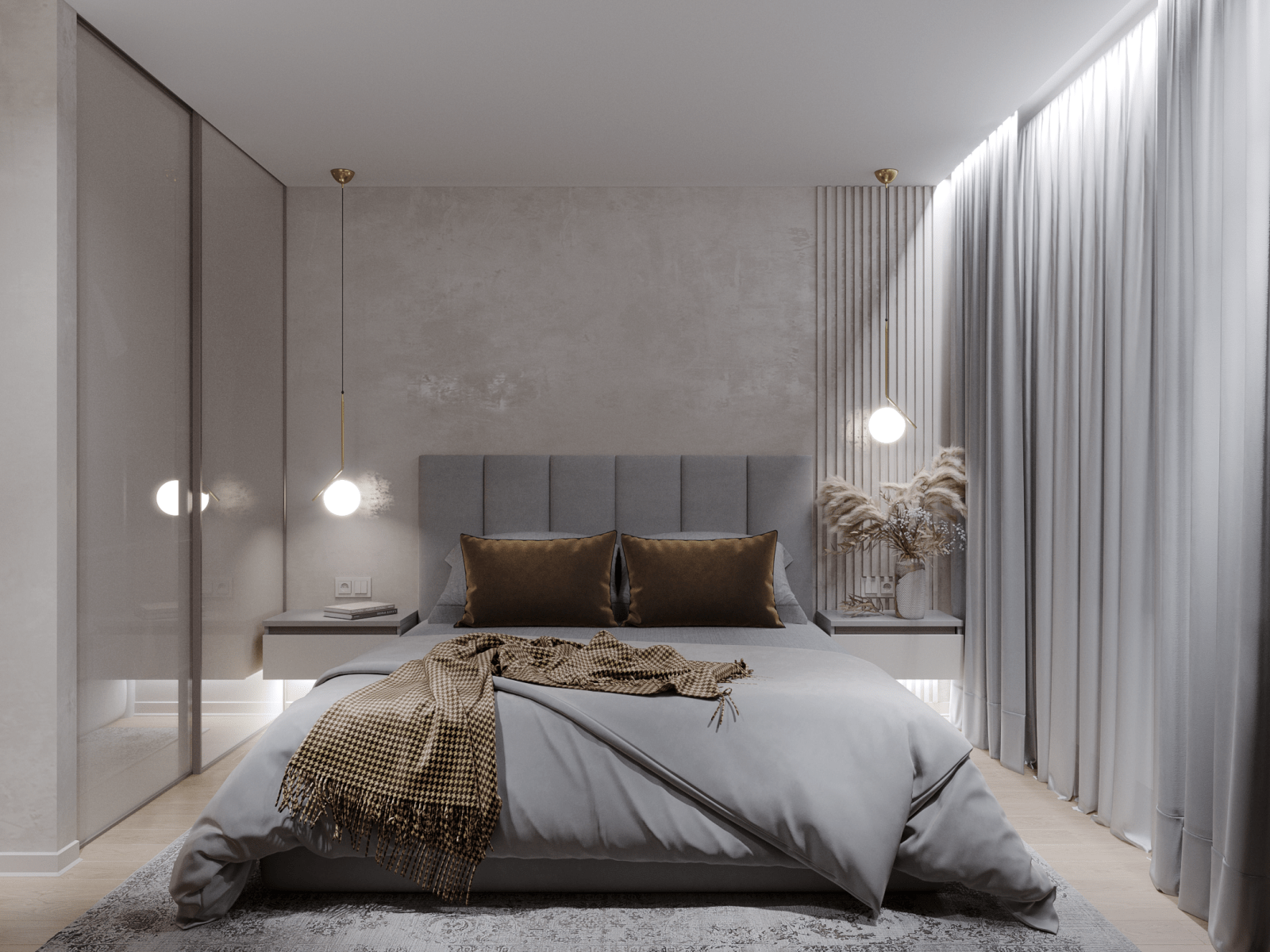 Спальня кімната в стилі Мінімалізм - Khanna Design