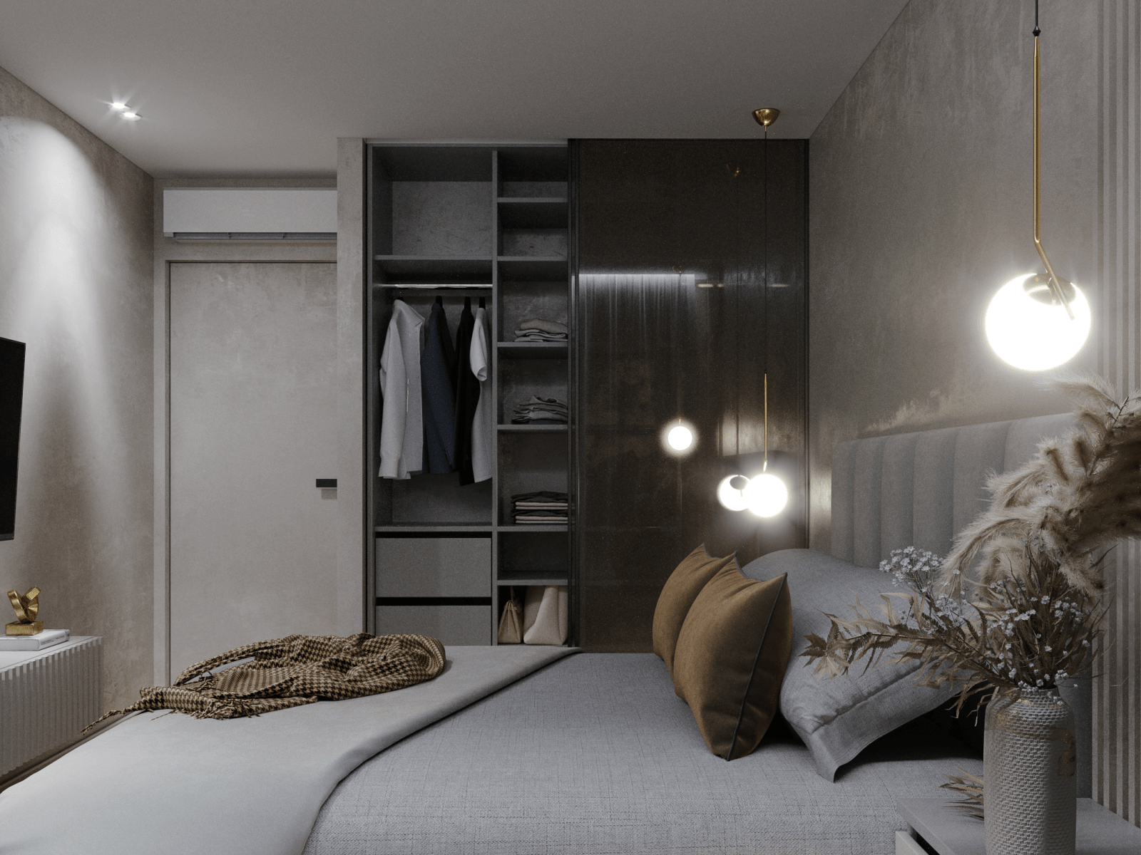 Спальня кімната в стилі Мінімалізм