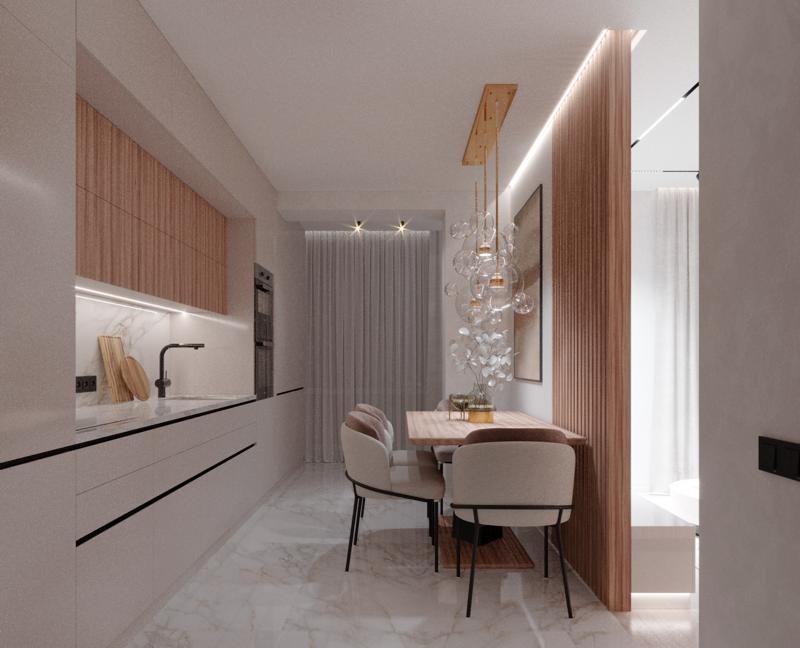 Дизайн проект: Дворівневої квартири, у стилі Мінімалізм